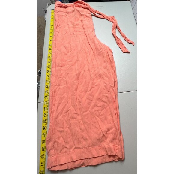 Soho New York & Company Womens Coral Wide-Leg Capri Pants Size M - Picture 10 of 13
